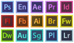 Description de l'image Adobe_CS5.5_Product_Logos.png.