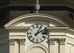 L'horloge.