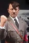 Figure de cire de Adolf Hitler.
