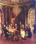 Table Ronde à Sanssouci, 1850