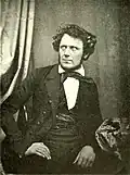 Le peintre Adolph Friedrich Vollmer, vers 1845.