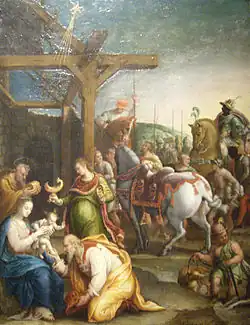 Lavinia Fontana, Adoration des mages (1590).