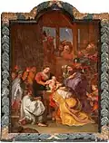 Adoration des mages peinture du XVIIIe&nbsp;siècle classée.