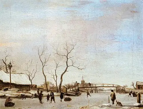 Canal gelé (1668 ?)Musée du Louvre.