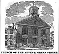 Église the Advent, vers 1850