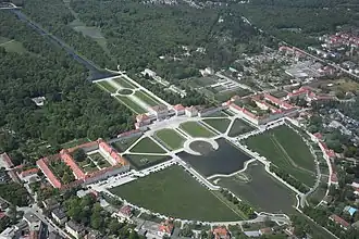 Vue aérienne.