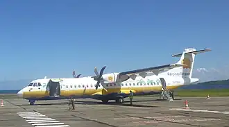 CU-T1549, l'ATR 72 d'Aero Caribbean impliqué, photographié à l'aéroport Gustavo Rizo en octobre 2010, un mois seulement avant l'accident