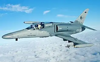 Vue de l'avion.