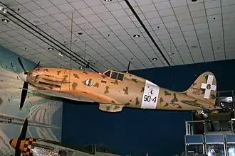 Vue de l'avion.