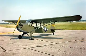 Vue de l'avion.