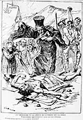 Caricature par Lilio (Le Triboulet, 20 avril 1884)