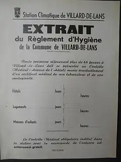 affiche municipal