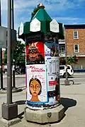 Une colonne à Québec, au Canada.
