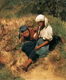 Dans un champ au soleil (Napfényes mezőn)