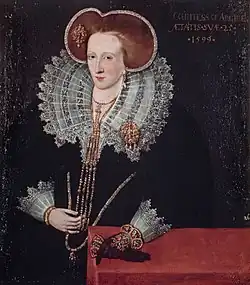 Adrian Vanson, Agnes Douglas, comtesse d'Argyll, 1599.