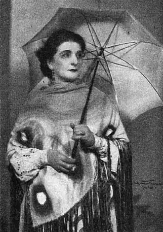 :Agnes Mowinckel&nbsp;(no) dans La Dame de la mer en 1928.