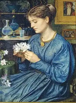 Portrait de sa femme Agnès.