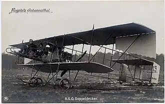 Vue de l'avion.