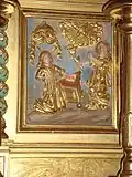 Détail du retable, l'Annonciation.