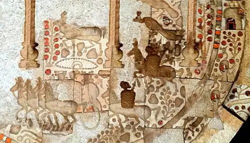 Plaque indienne d'Aï Khanoum