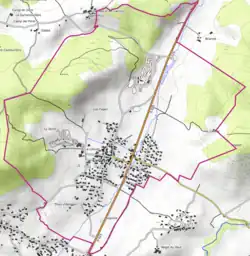 Carte topographique