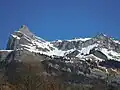Vue de l'aiguille de Varan depuis Passy.