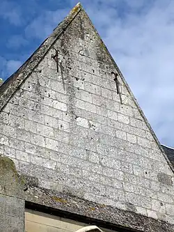Traces du cadran solaire.