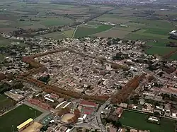 Vue aérienne.