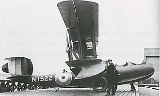 Vue de l'avion.