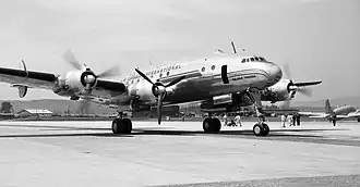 L-749A « Malabar Princess » à Zurich-Kloten.