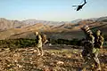 Assaut aérien en Afghanistan.