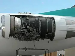 Vue du moteur.