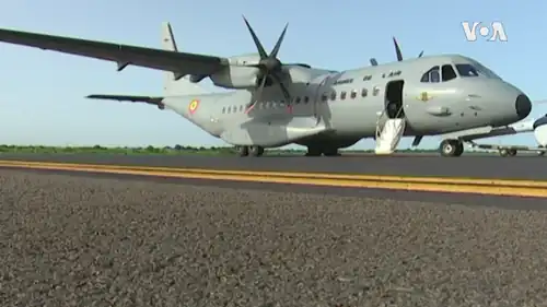 Un Airbus C295 à l'aéroport de Bamako-Sénou en 2022.