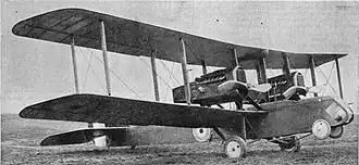 Vue de l'avion.