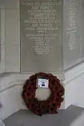 Plaque au Air Forces Memorial England.