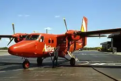 Un avion de 11 places sur un tarmac