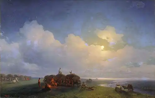 Ivan Aïvazovski, Les tchoumaks au repos