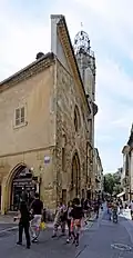 Vue vers l'Ouest au croisement de la rue Espariat et de la rue de la Masse (septembre 2014).