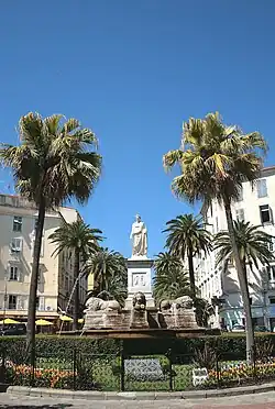 Fontaine des quatre lions, Ajaccoi
