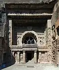 Entrée du chaitya no&nbsp;19. Fin du Ve&nbsp;siècle.