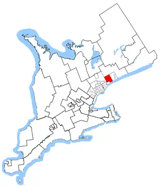 Carte de la circonscription