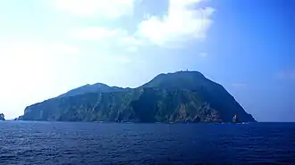 Vue d'Akusekijima.