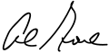 Signature de Al Gore