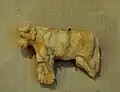 Taureau en albâtre, sud de l'Irak, vers 2750-2400 av. J.-C.