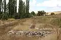 Ruines du barrage de Gölpinar (Gölpınar Dam&nbsp;(de)) et de canaux d'irrigation, Royaume hittite vers -1200, Turquie.