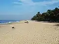 La plage.