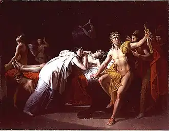 Briséis pleurant Patrocle (1815), Paris, École nationale supérieure des Beaux-Arts.