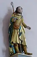 Statue de saint Wendelin.