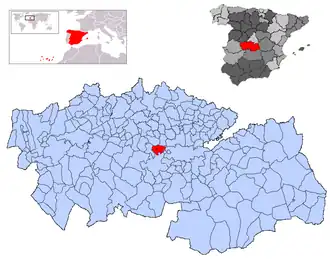 Localisation de Albarreal de Tajo