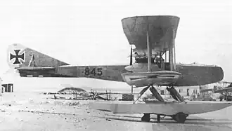 Vue de l'avion.